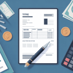 Acquitter une facture illustration bureau professionnel