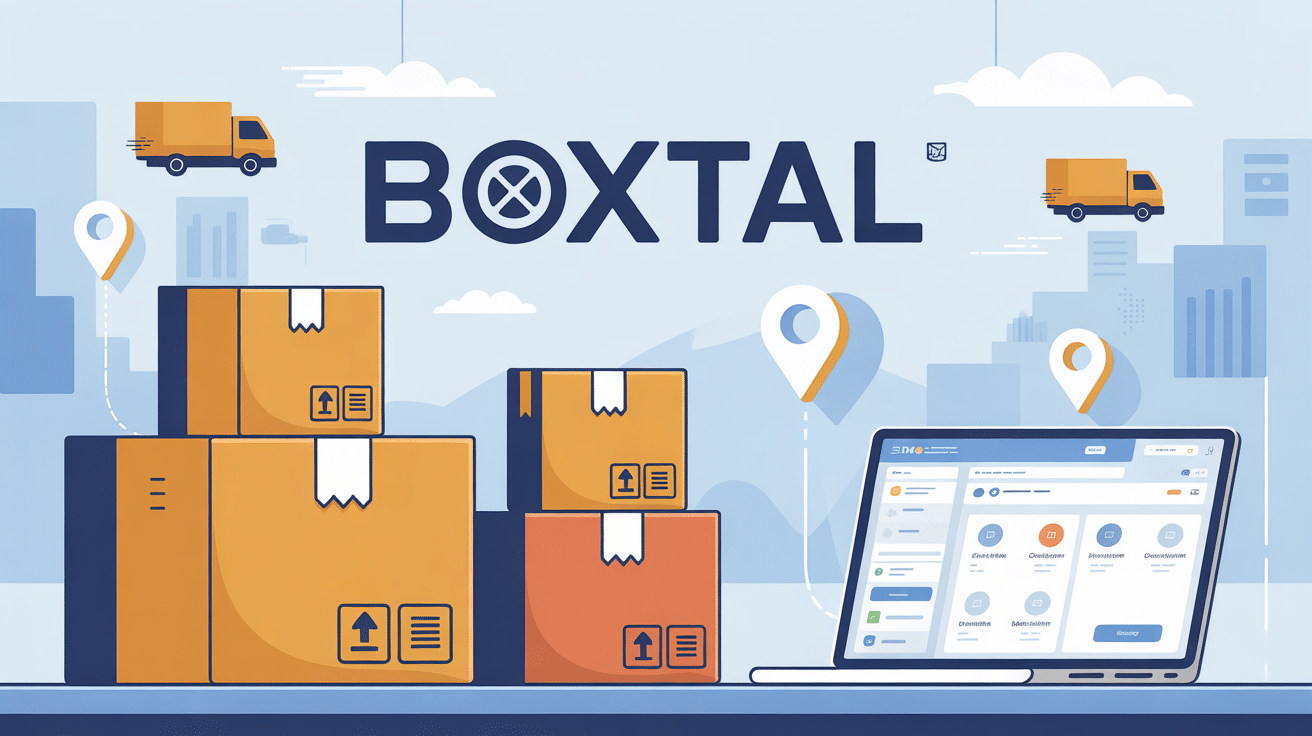 illustration boxtal gestion colis expéditions