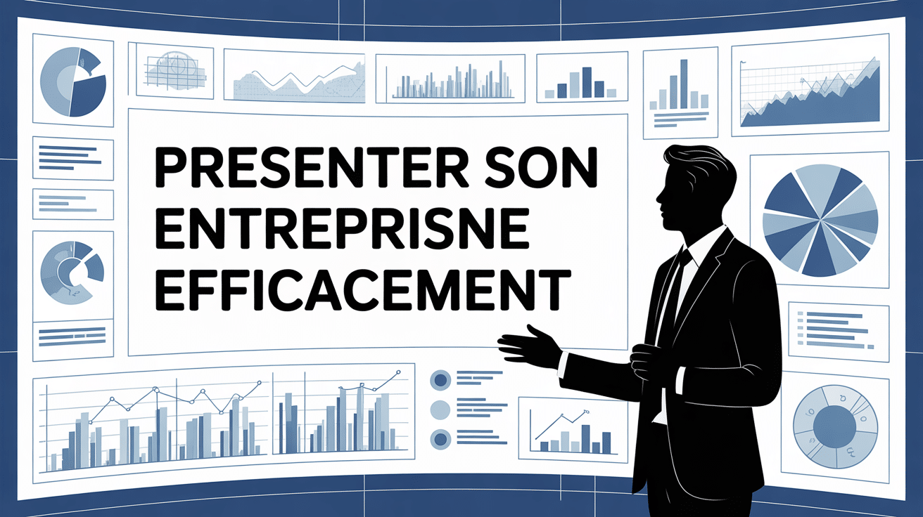 comment présenter une entreprise illustration business présentation