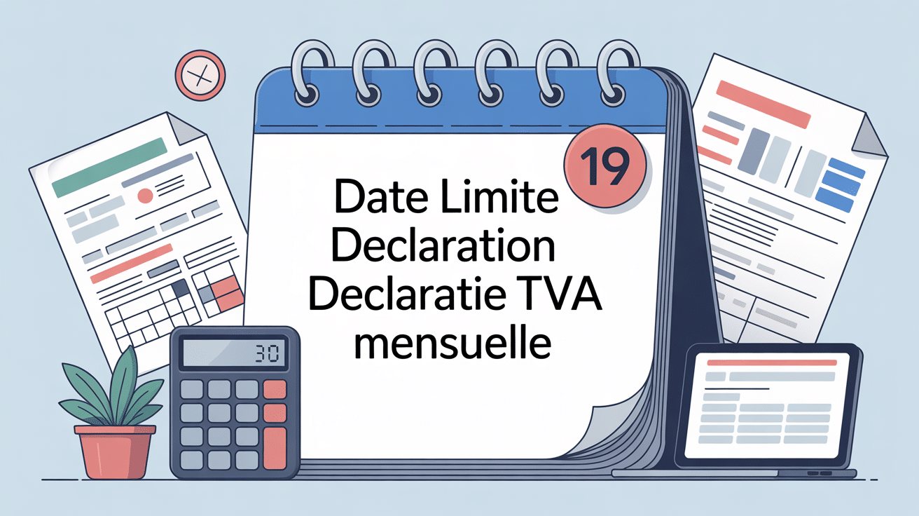 calendrier fiscal date limite declaration tva mensuelle