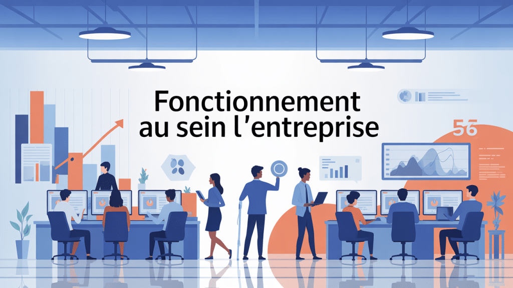 Illustration du fonctionnement optimal au sein de l'entreprise