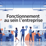 Illustration du fonctionnement optimal au sein de l'entreprise
