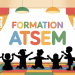 Formation ATSEM illustration salle classe maternelle