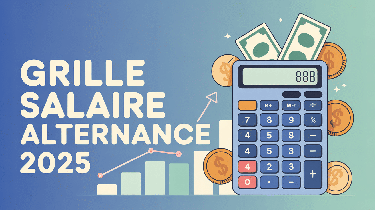 grille salaire alternance 2024 illustration calculatrice