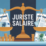 Image juriste salaire balance dossiers euros