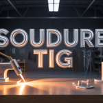 Atelier soudure TIG professionnel pièces acier aluminium