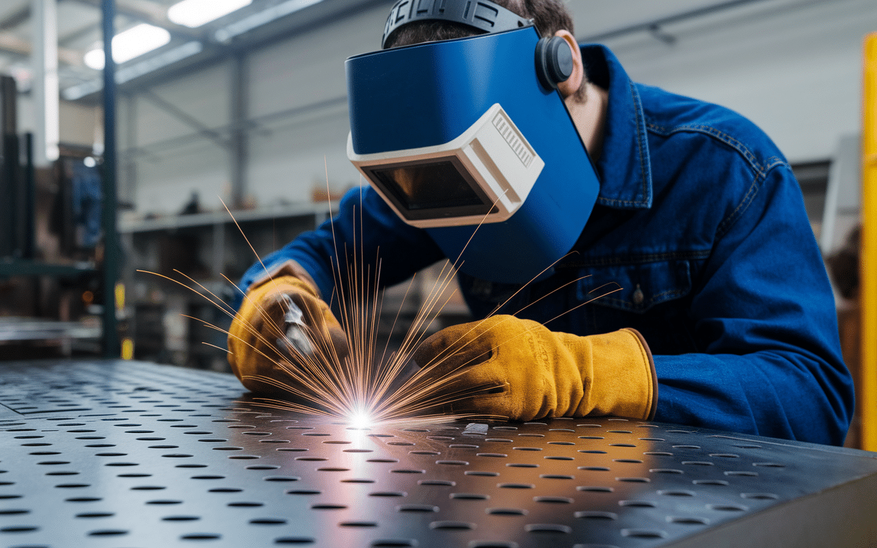 Poste soudure TIG moderne accessoires et sécurité