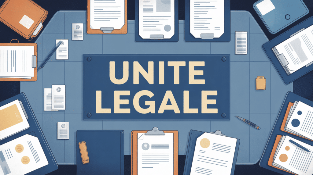 illustration unité légale bureau administratif
