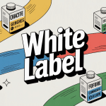 Illustration white label transformation produits marques