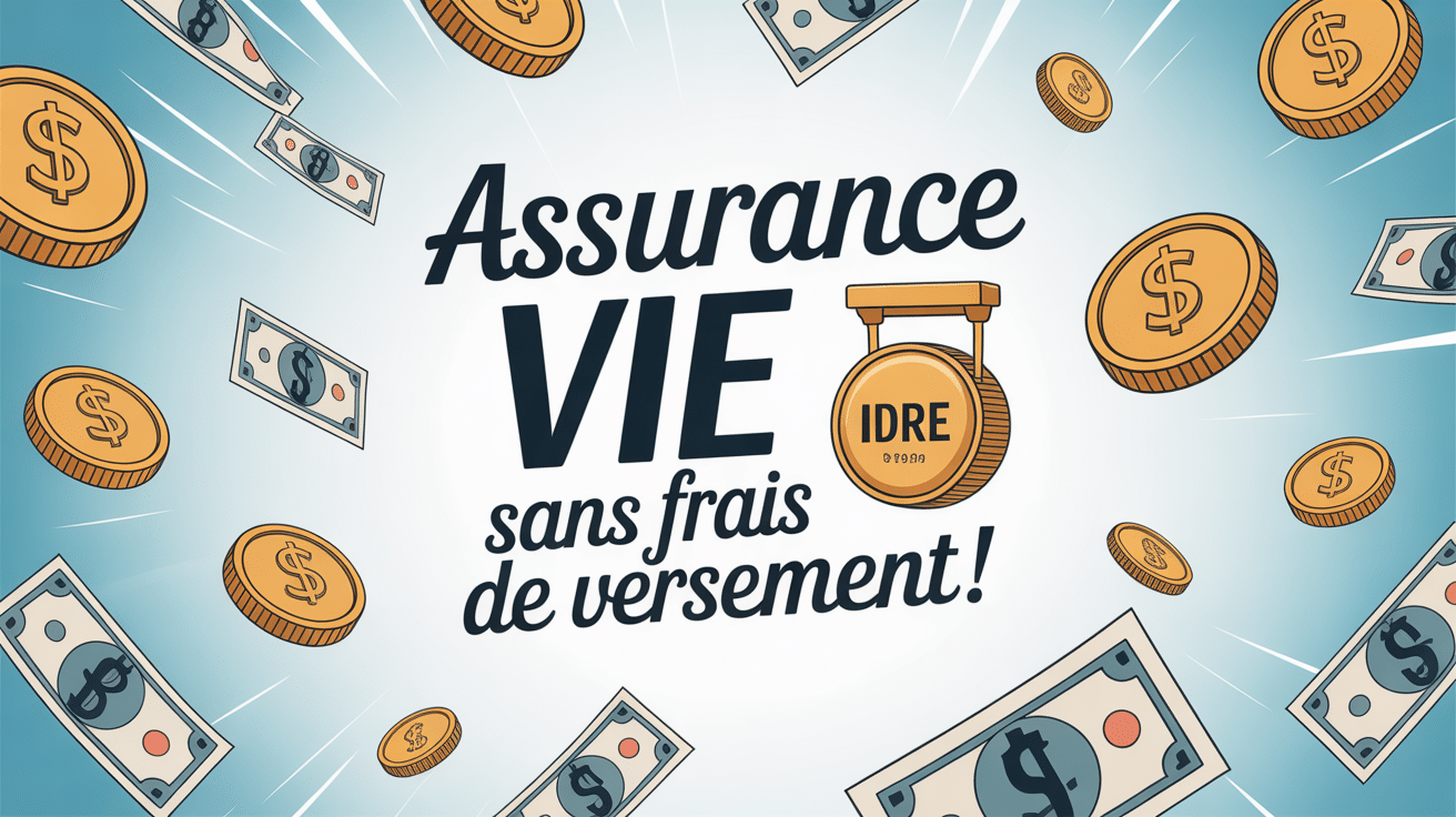 assurance vie sans frais de versement tirelire dorée pièces billets