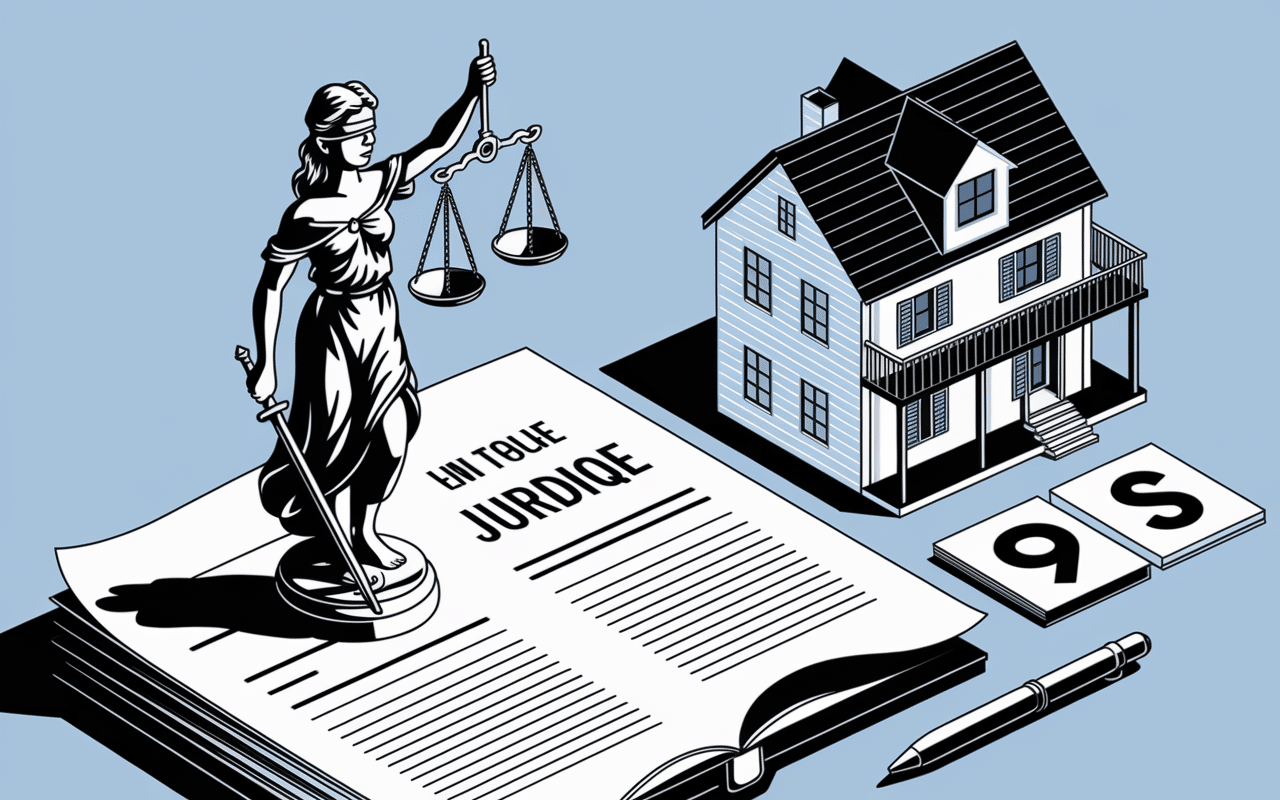 balance justice cadre legal terrasse vue plongeante sur voisin