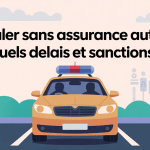 Image voiture panneau interdiction combien de temps peut on rouler sans assurance