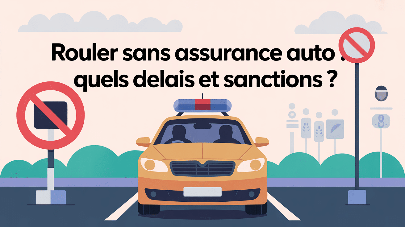 Image voiture panneau interdiction combien de temps peut on rouler sans assurance