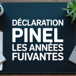 Comment déclarer un Pinel les années suivantes visuel bureau et documents fiscaux