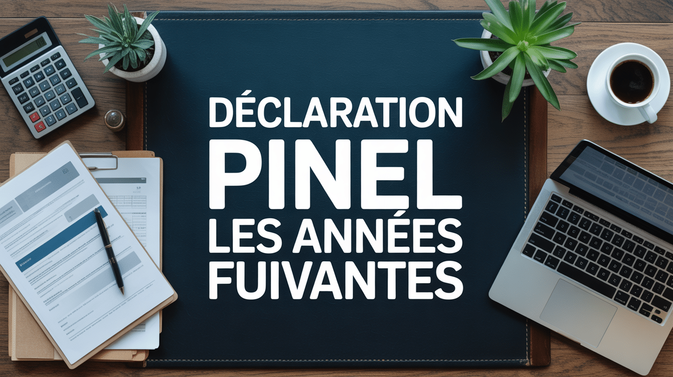 Comment déclarer un Pinel les années suivantes visuel bureau et documents fiscaux