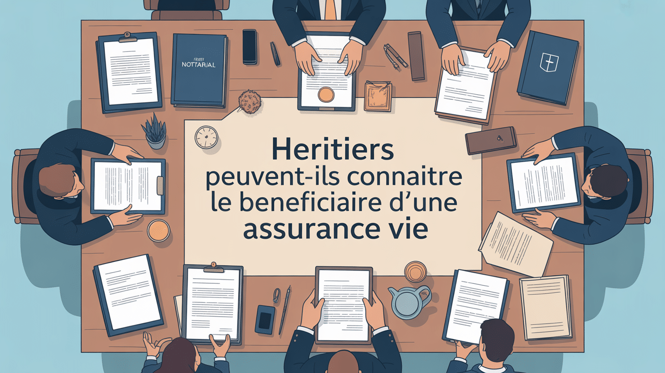 les héritiers peuvent ils connaître le bénéficiaire d'une assurance vie illustration contrat notaire