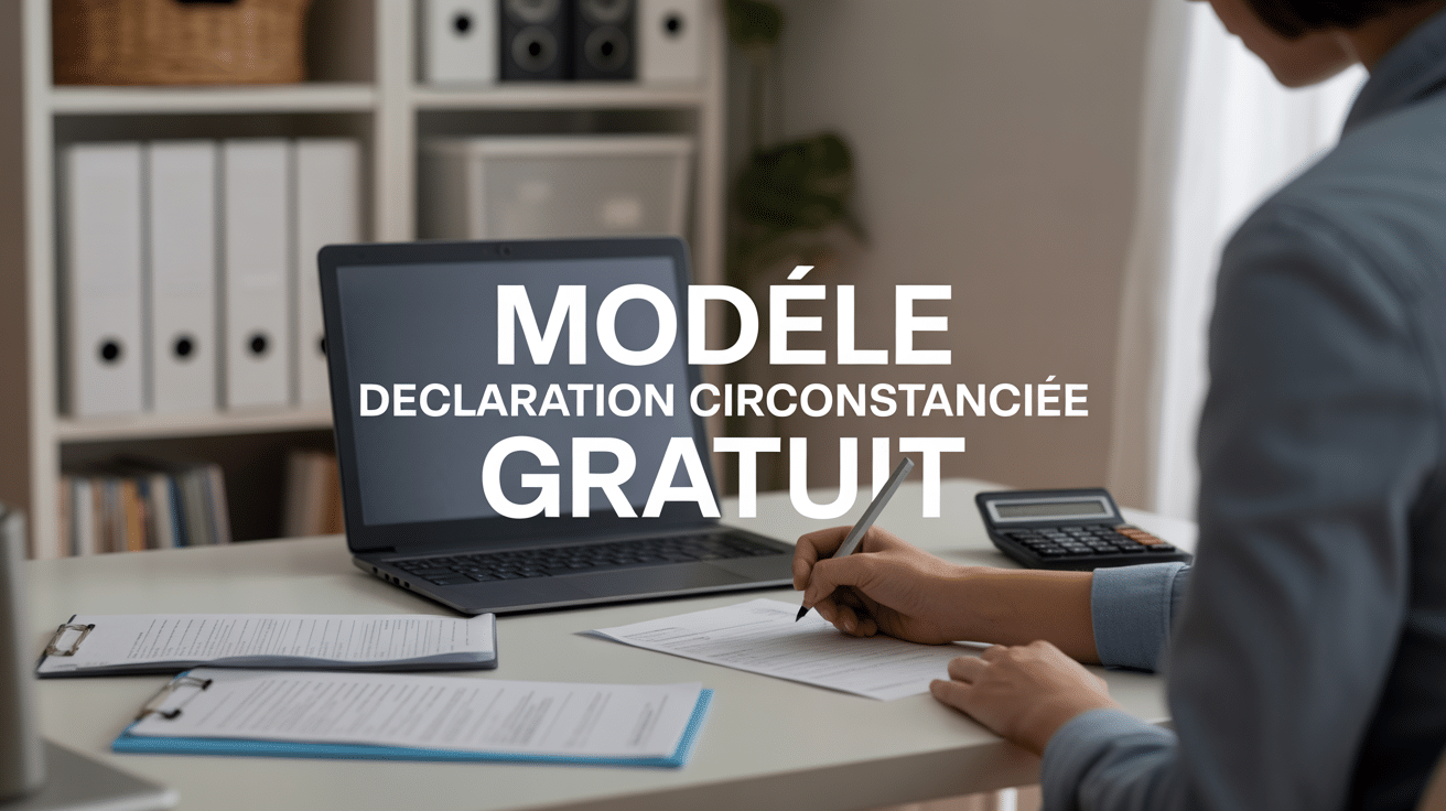 modèle déclaration circonstanciée gratuit personne remplissant le formulaire
