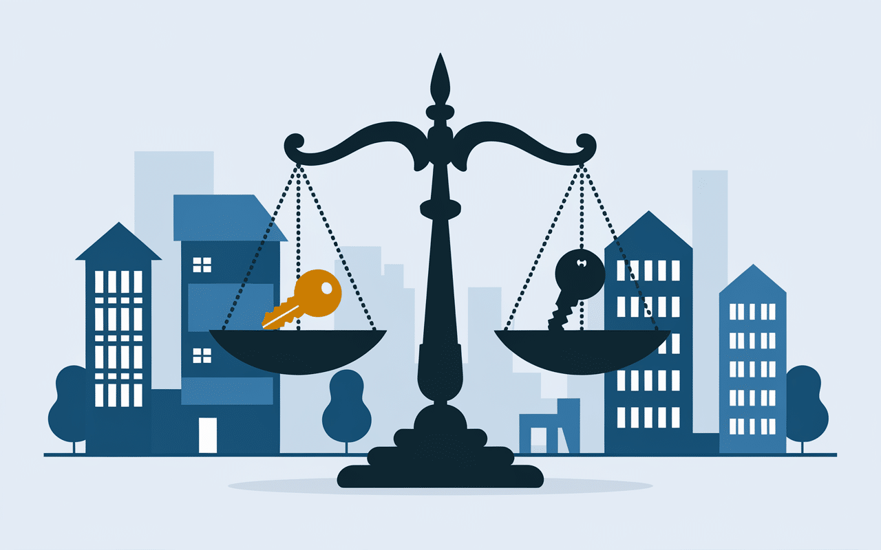 Mon propriétaire vend et je ne trouve pas de logement balance justice droits