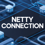 illustration netty connection réseau stylisé moderne