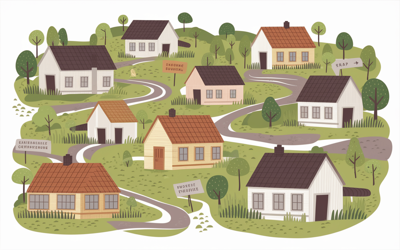 Carte opportunités ferme abandonnée à donner en zone rurale