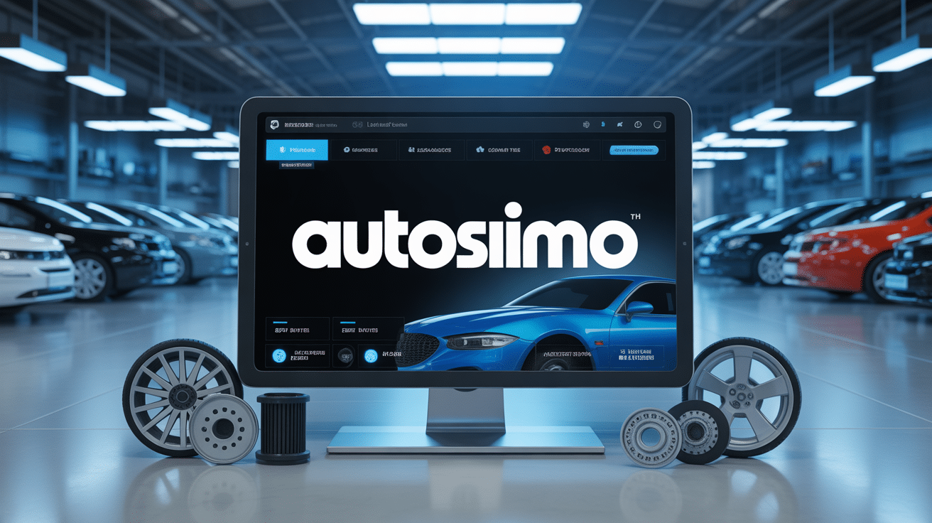 interface autossimo pieces auto ordinateur