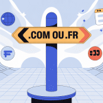 com ou fr, illustration de choix extension domaine