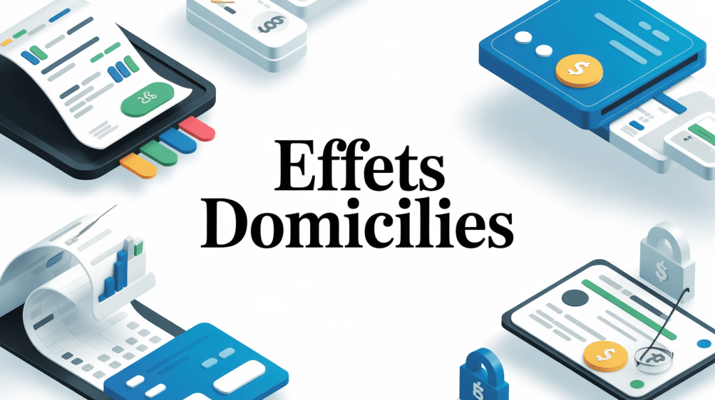 Illustration effets domicilies documents et securite