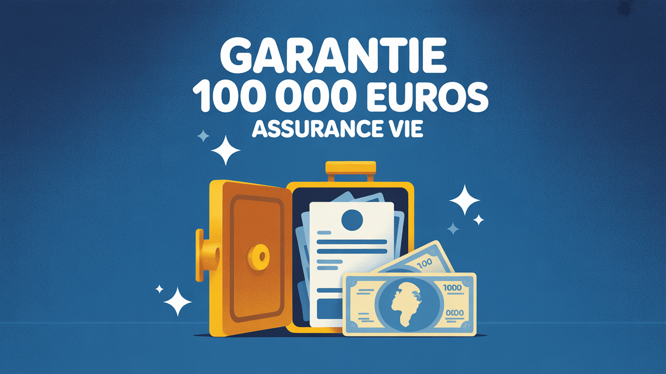 Coffre-fort illustrant la garantie assurance vie 100 000 euros
