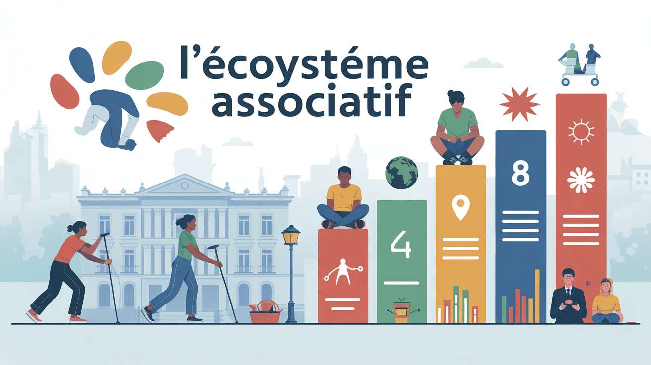 L asso écosystème associatif chiffres secteurs bénévolat