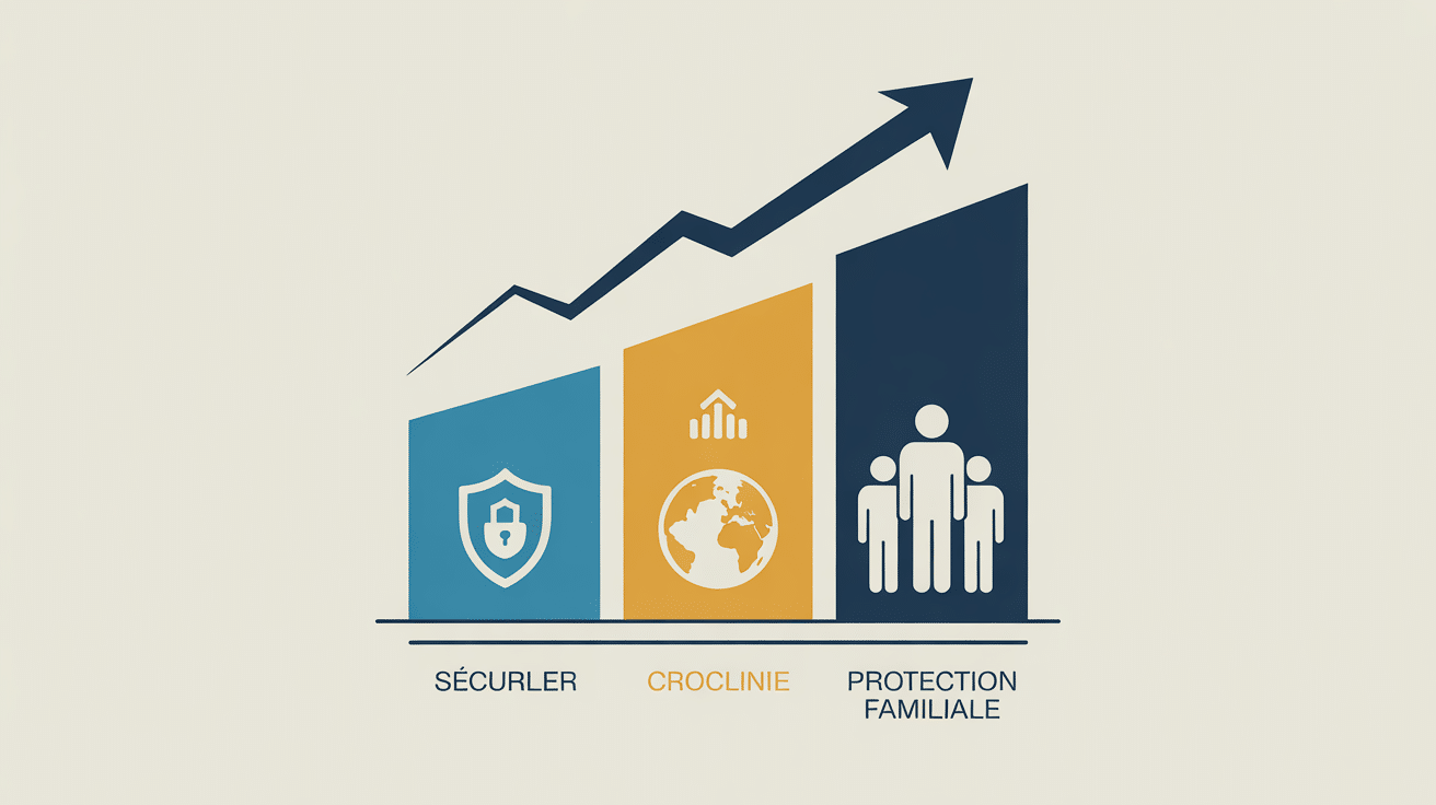 MAAF Vie infographie solutions sécurité croissance famille