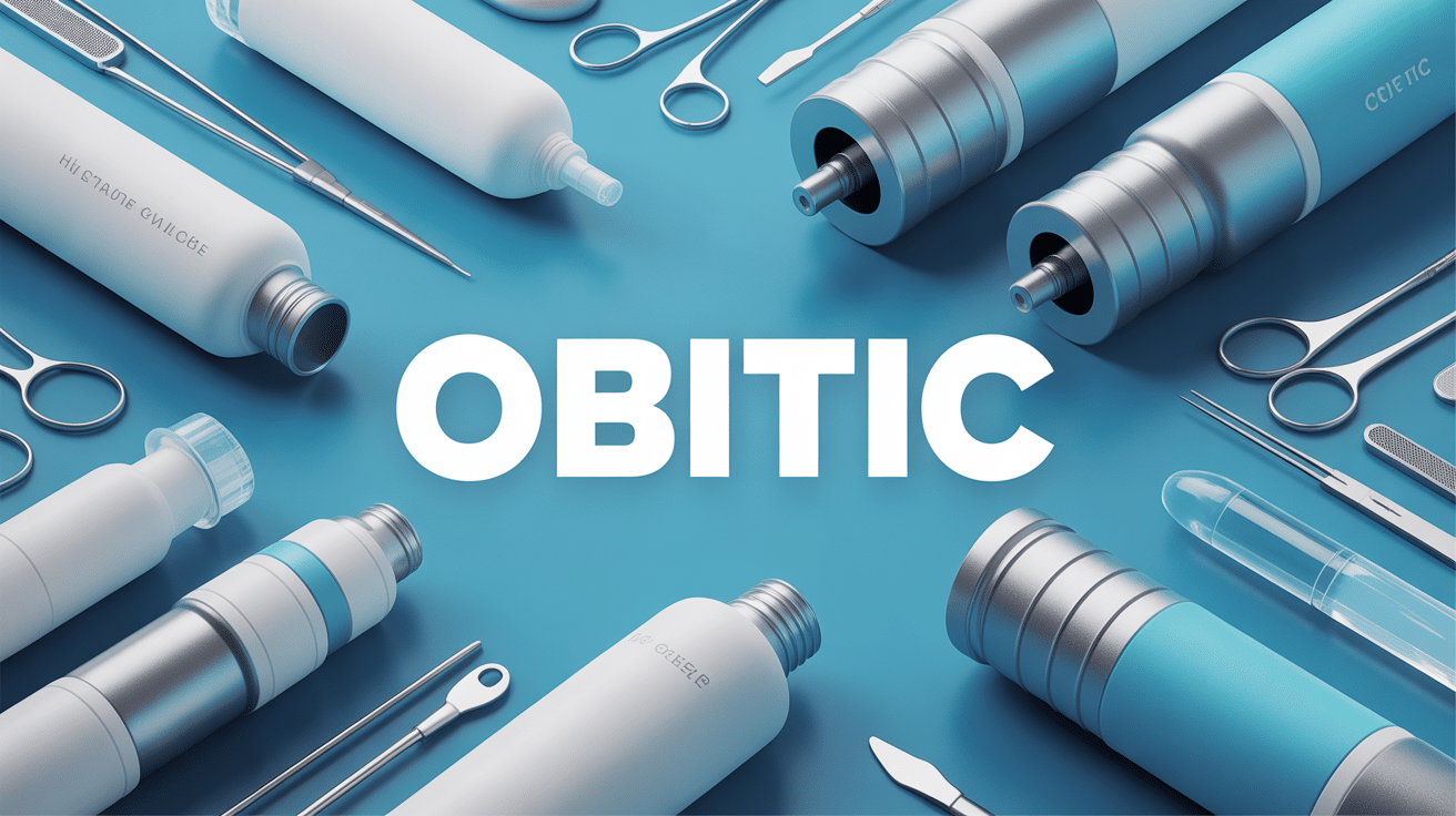 Illustration obitic dispositifs médicaux silicone métal