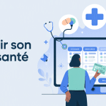 plansante choix couverture santé illustration moderne
