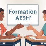 aesh formation illustration accompagnant éducatif et élève