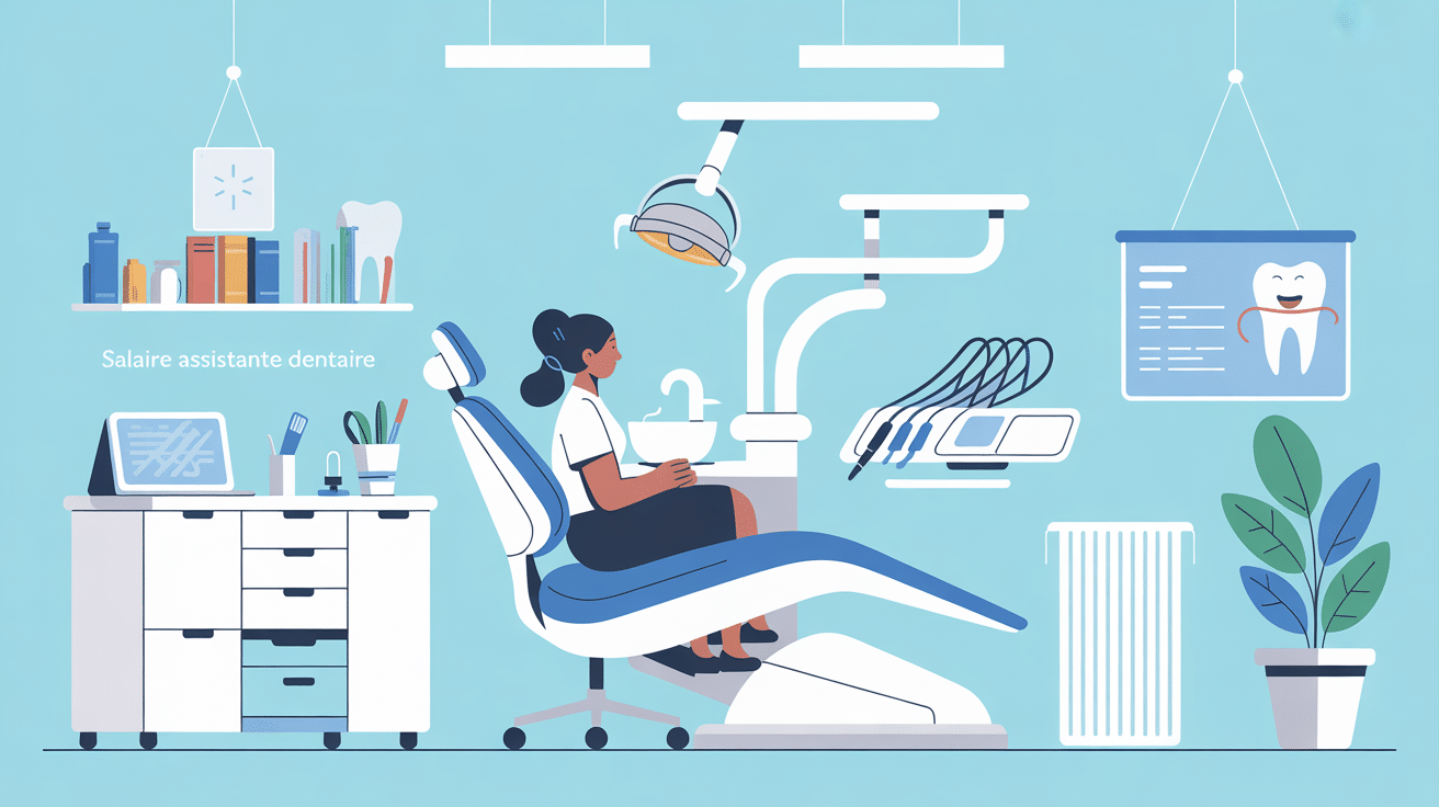 assistante dentaire salaire illustration négociation carrière