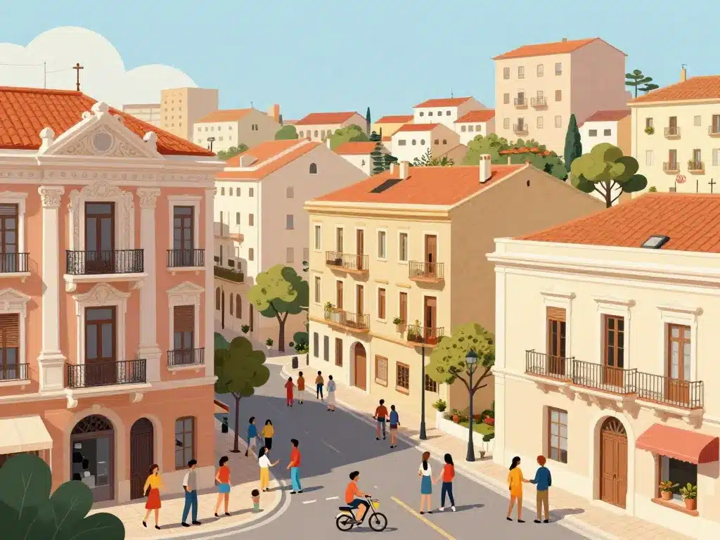 image cinq avenues marseille ambiance architecture vie de quartier