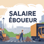 eboueur salaire scene urbaine camion collecte
