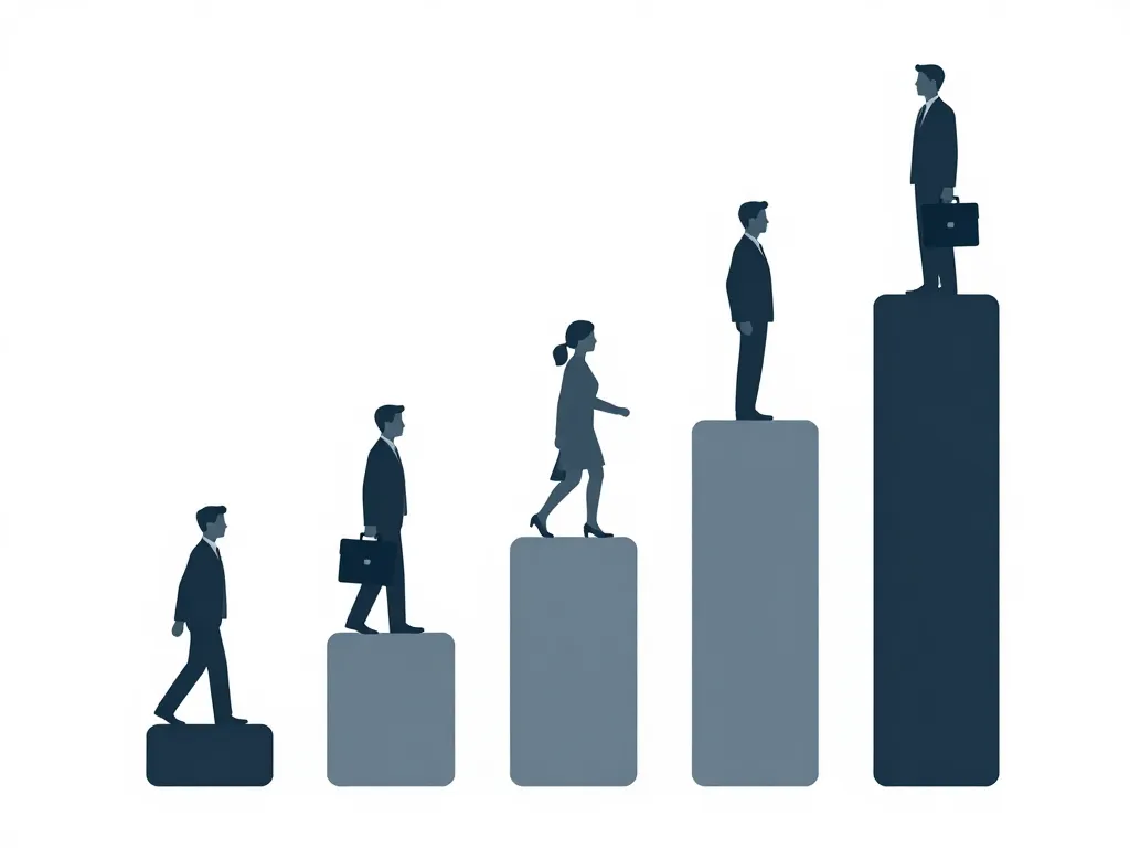 gestionnaire de paie salaire progression carrière visuelle