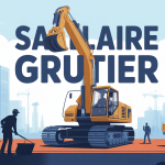 grutier salaire illustration grue à tour chantier
