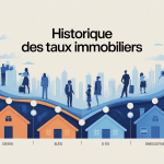historique taux immobilier 1970 courbe France