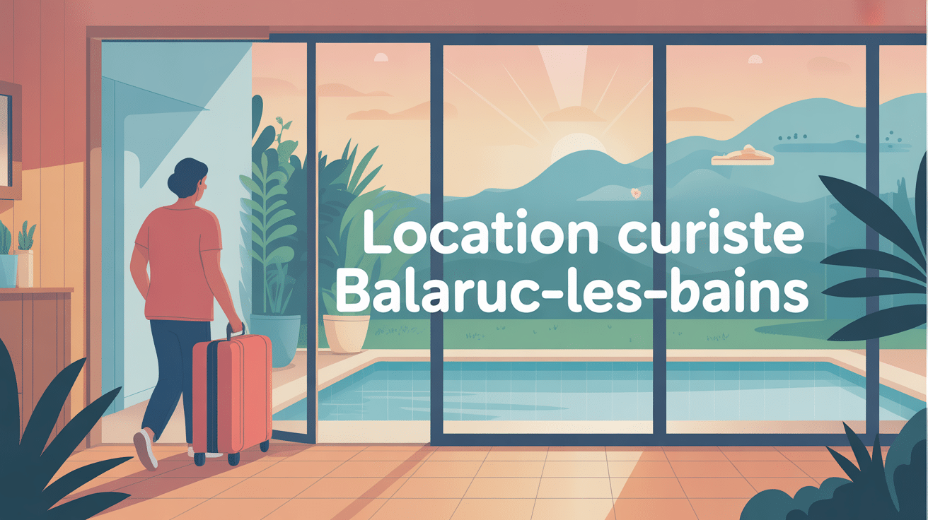 location balaruc-les-bains pour curiste illustration détente thermale