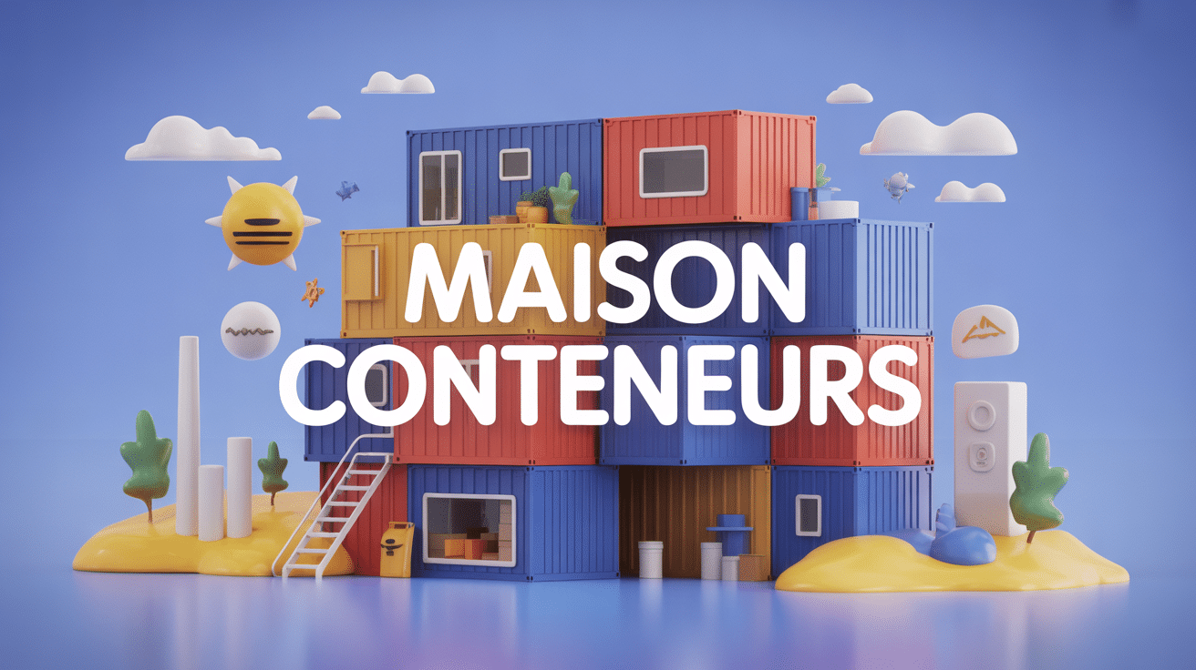 maison conteneurs prix vue 3d moderne