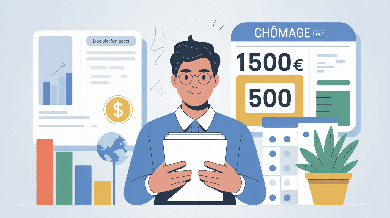 calcul allocation chômage salaire 1500 net combien au chômage