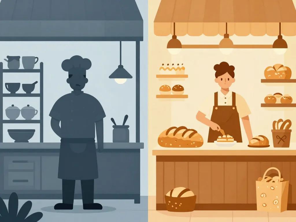 comparaison salaire des boulangers salarié indépendant