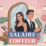 illustration salaire des coiffeurs France coiffeur coiffeuse accessoires argent