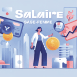illustration centrale salaire sage femme France