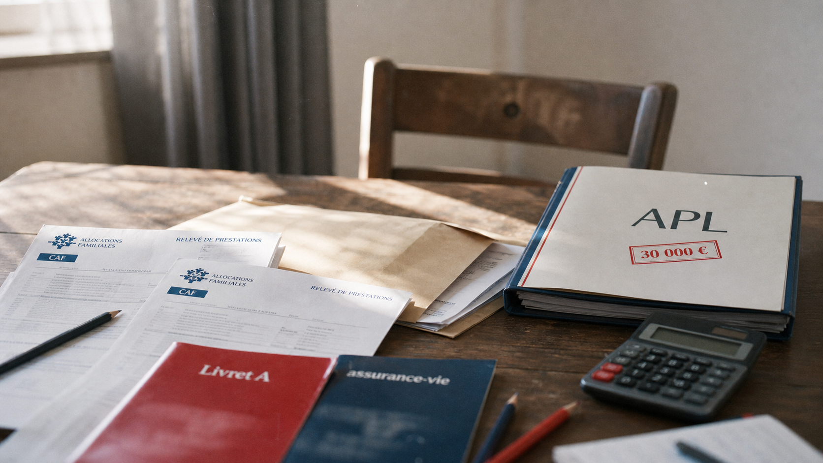 APL et epargne : dossier 30 000 € et livrets de placement