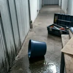 Assurance pour location garage : serrure et cadenas sur porte de box, bail et attestation