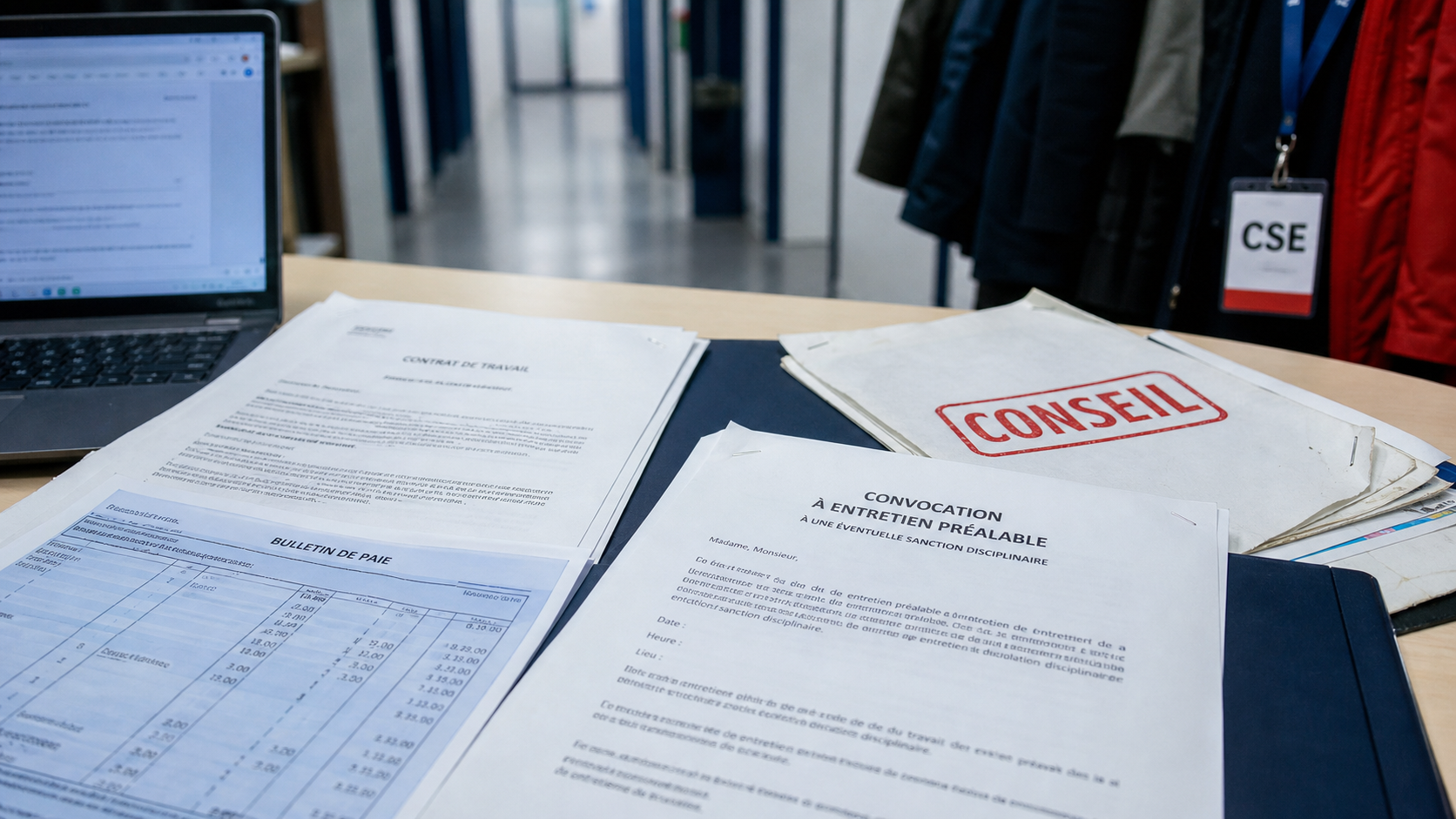 Conseil droit travail : bon interlocuteur selon votre situation, dossiers RH et conseil en droit du travail