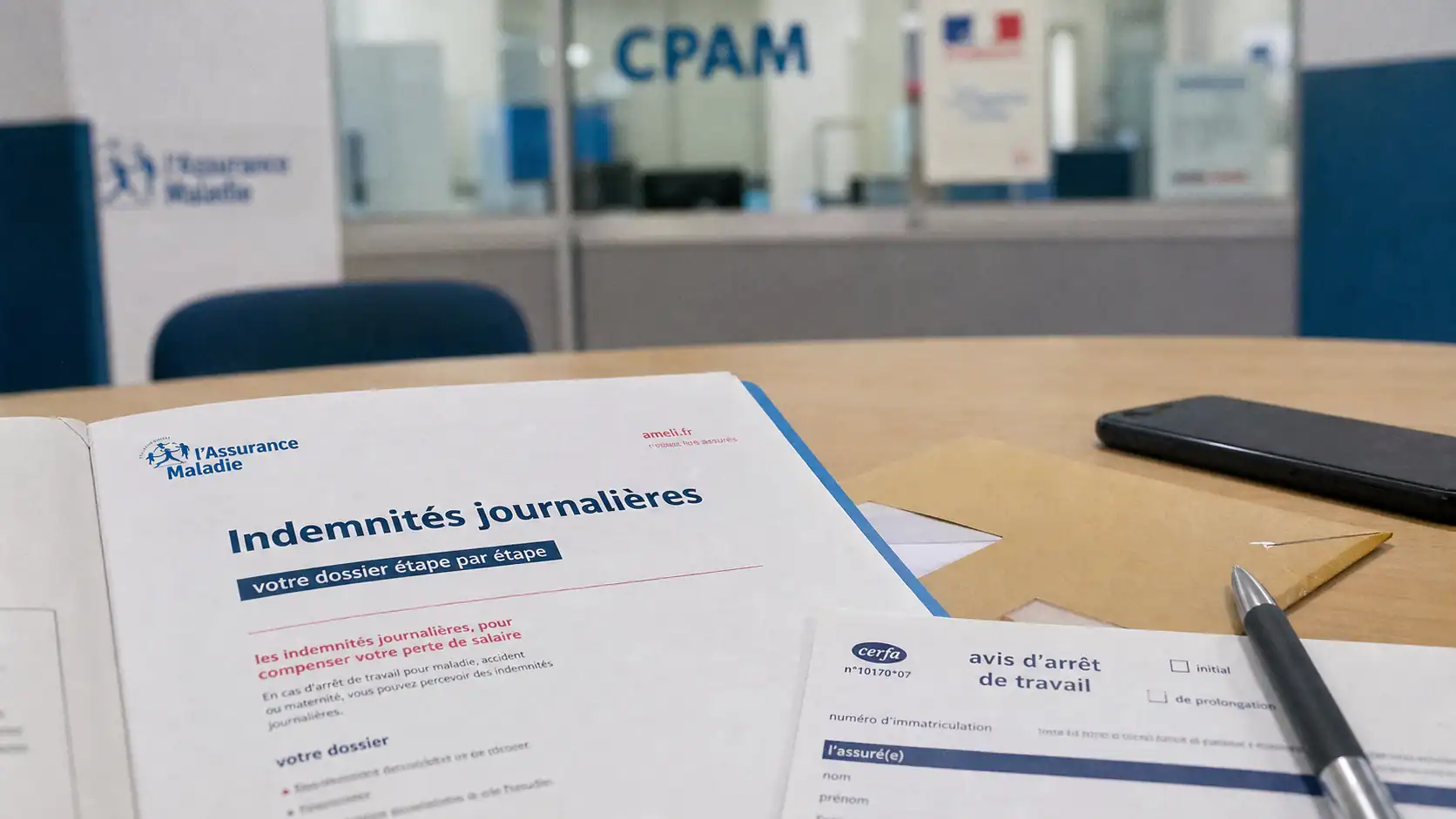 En accident de travail peut on partir en vacances : CPAM indemnités journalières