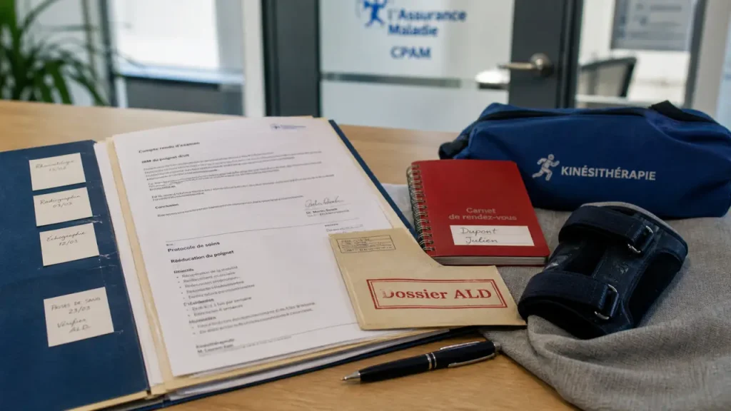 Algodystrophie et ALD : critères CPAM, dossier médical et droits à vérifier